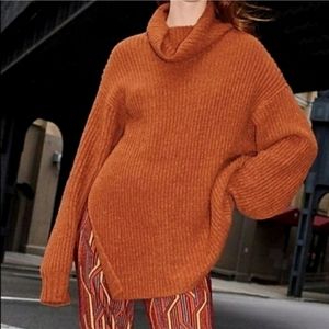 Free People Rust Sweater